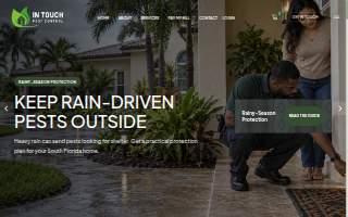 In Touch Pest Control of Lauderhill website