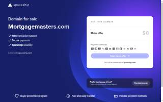 Mortgage Masters website