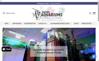 Nature Aquariums of Lauderhill website