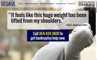 Segaul Law Firm – Personal Bankruptcy, Foreclosure Defense & Debt Relief Lawyer South Florida website