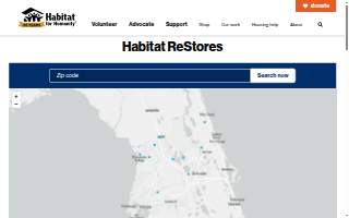 Habitat For Humanity Lake-Sumter, Florida - Leesburg ReStore website