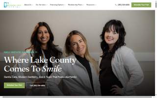 Highland Lakes Dental website