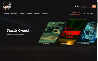 Katrib Auto Sales website