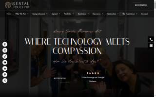 My Dental Touch Wellness Studio website