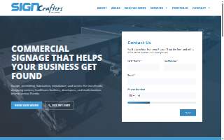 SignCrafters of Florida website