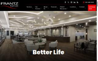 Frantz EyeCare website