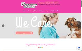 Lovely pet Spa website