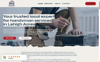 Mojica Home Improvement website