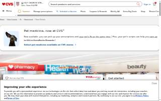 CVS website