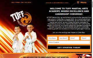 TUFF Martial Arts Academy of Leisure City website