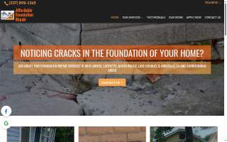 Affordable Foundation Repair, LLC of Baker website