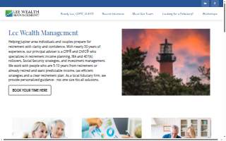 Lee Wealth Management website