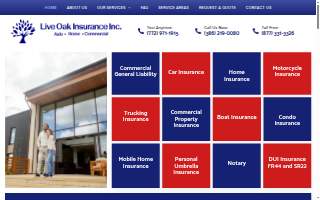 Live Oak Insurance, Inc. website