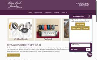 Live Oak Jewelry website