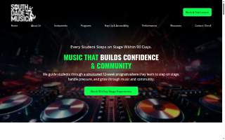South Dade Music Academy of Key Largo website
