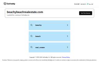 Beachy Beach Real Estate website