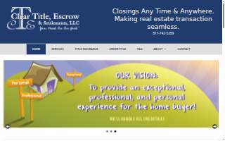 Clear Title & Escrow website