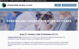 Frankford Animal Clinic website