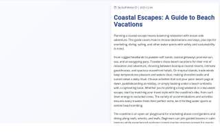 Jonathan Claunch, Beachy Beach Real Estate website