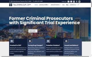 The Morris Law Firm website