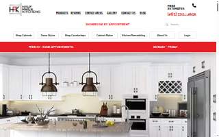 Half Price Kitchens website