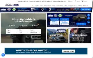 Holler Ford website