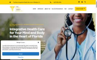 Nu Mind Body Health website