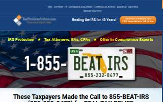 Tax Problem Solver - Tax Attorneys for the Taxpayer of Maitland website