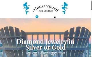 The Midas Touch Jewelry Store website