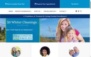 Coastal Smiles Estero website