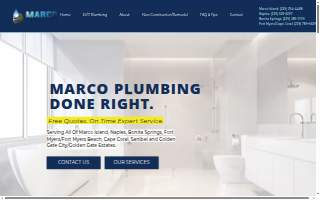 Marco Plumbing website