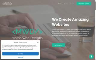 Marco Web Designs website