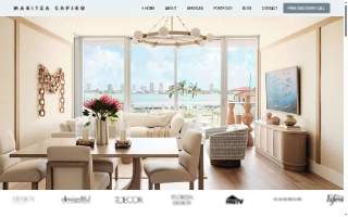 Maritza Capiro Interior Designs Corp. of Marco Island website