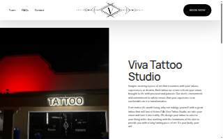 Viva Tattoo Studio website