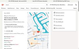 Walgreens Pharmacy website
