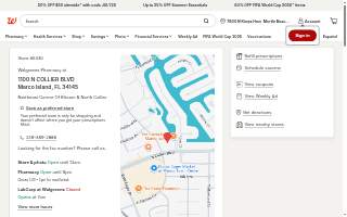 Walgreens website