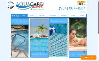 Aquacare Pool website