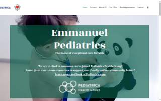 Emmanuel Pediatrics website