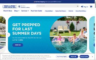 Pinch A Penny Pool Patio Spa website
