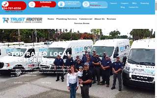 Trust Rooter Plumbing & Drain Cleaning website