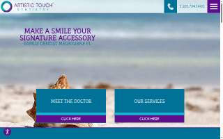 Artistic Touch Dentistry website