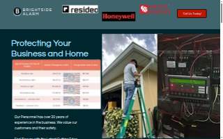 Brightside Alarm website