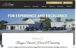 Buggs Funeral Home & Crematory, Inc. website