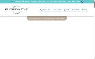 Florida Eye Associates website