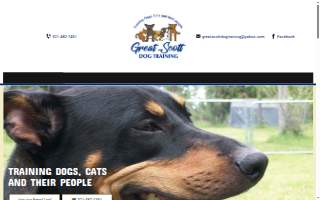 Great Scott Dog Training website