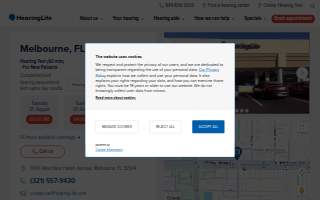 HearingLife of Melbourne FL website