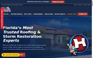 Hippo Roofing, LLC website