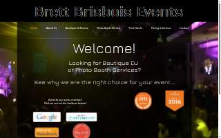 Brett Brisbois Events website