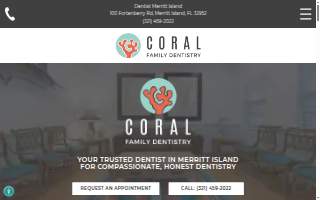 Coral Family Dentistry website