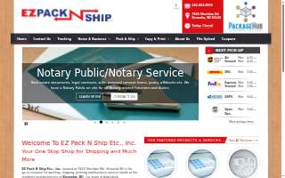 Ez Pack N Ship website